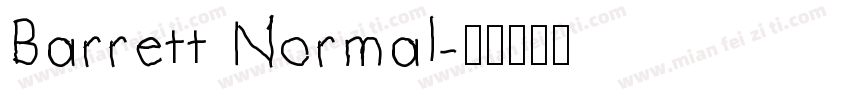 Barrett Normal字体转换